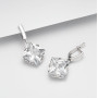 Срібні сережки - Пальміра довгі